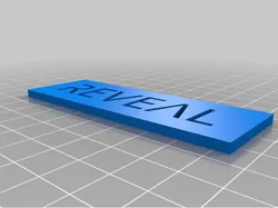 Reveal Plaque for Poker