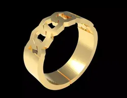 Ring gold 3D print model