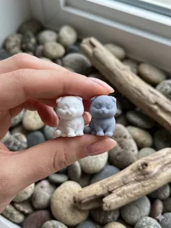 Scottish Fold Mini Cat – High Detail Tiny Figure