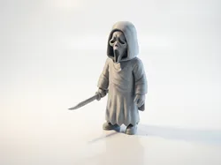 Scream Monster Bust Fantasy Creature 3D Printable