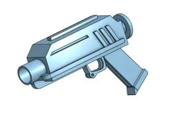 Star Wars TCW DC-17 Blaster 3D print model