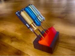 Support pour tournevis M2, M3, M4, M5 - Support for M2, M3, M4, M5 screwdrivers.