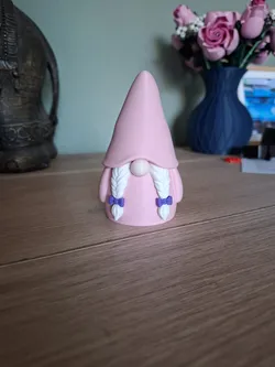 Sweet Pastel Gnome Girl