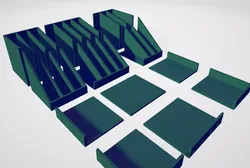 Tablet Charging and Storage Holder  3D print model