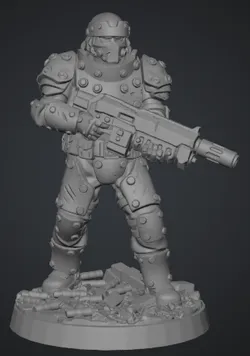 Tabletop Junker Warrior