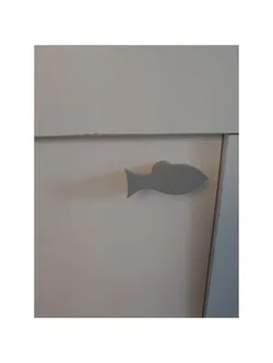 Türknauf Fisch,door knob Fish