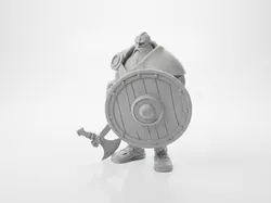 Viking Warrior Figurine Fantasy 3D Printable