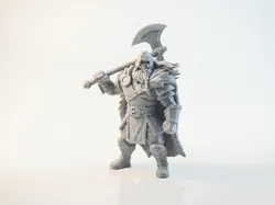 Viking Warrior Figurine Fantasy 3D Printable