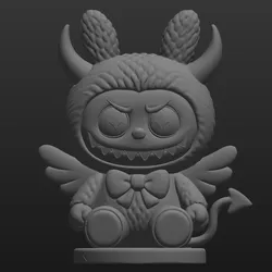 angel labubu figure 3D print model