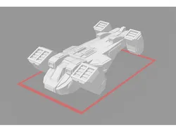Arrakun Dropship / Dropship / VTOL (6mm/Epic Scale/40K)