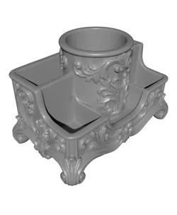 Baroque Desk Organizer & Pencil Holder