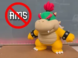 Bowser Jr. / NO AMS - Free 3D Print Model