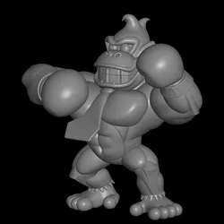 boxer gorilla 3D print model