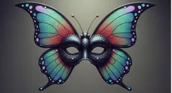 butterfly mask model 3D print model