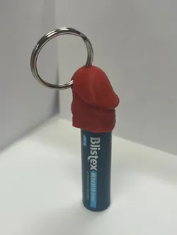 ChapDick Penis Chapstick Holder Keychain