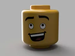 Character Head Storage Container 3D print model