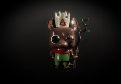 Cult of the Lamb - Ratau Character (Paintable Miniature)