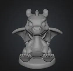 Cute Baby Dragon Figur