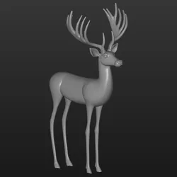 deer model 3D print model