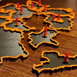 Deutschlandkarte - Puzzle - alle Bundesländer / Map of Germany - all federal states