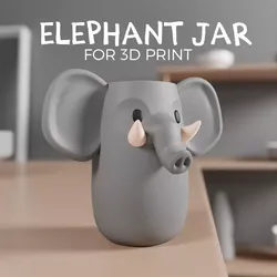 Elephant Jar 3D print model