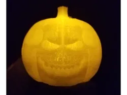 Evil pumpkin Head Tea Light