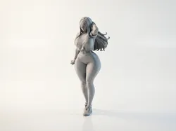 Female Figure Statue 3D Printable
