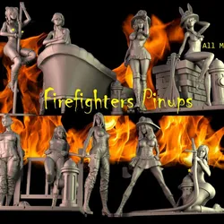 Firefighters Pinup Calendar full set