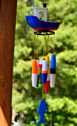 Fishing Benchy Wind Chimes