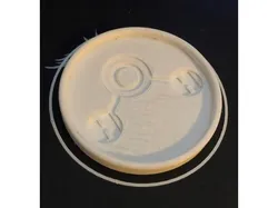 H2O Molecule Coaster