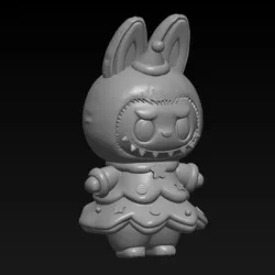 labubu noel tree model 3D print model