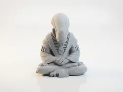 Meditating Xenomorph Figurine Movies TV 3D Printable