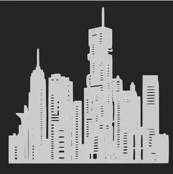 Modern 2D Wall Art Exclusive 2D Decor Collection 3D print model