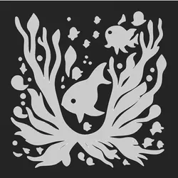 Modern 2D Wall Art Exclusive 2D Decor Collection 3D print model