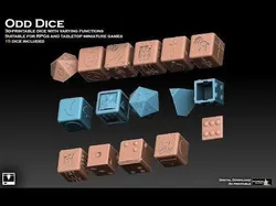 Odd Dice Pack 3D print model