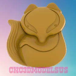 Squirrel 3D MODEL STL FILE FOR CNC ROUTER LASER 3D print model ...