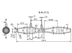 Venturi gas flowrate measurement pipe