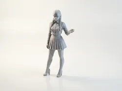 Wednesday Figurine Movies & TV Collectible 3D Printable