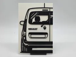 2D Wall Art Renault Kangoo Phase 1 - Free 3D Print Model