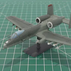 A10 Warthog Thunderbolt II USAF Attack Jet 3D Print