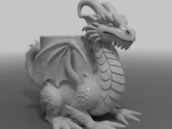 Ancient Dragon Cup - Free 3D Print Model
