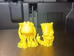 Bart sticking out finger - Free 3D Print Model