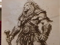 Battle Beast Lion - Free 3D Print Model