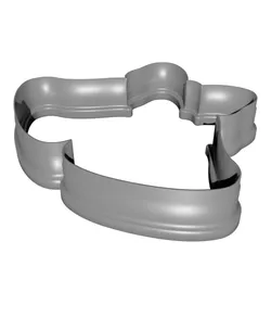 Bells with Bow Cookie Cutter STL File - 4 inches