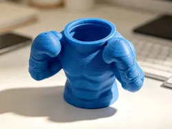 Desktop ornament pen holder - Free 3D Print Model