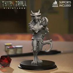 DnD Heroes Bards - Dragonborn Male