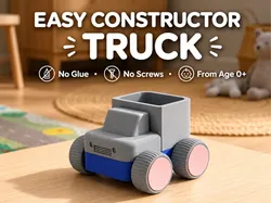 Easy Constructor Truck — Press-Fit Toy Without AMS - Free 3D Print Model