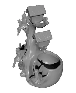 Fairy Treehouse Desk Organizer & Phone Stand