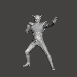 FAN ART SUPER INFRA-MAN 1975 FIGHT POSE