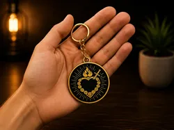 Immaculate Heart Keychain - Free 3D Print Model